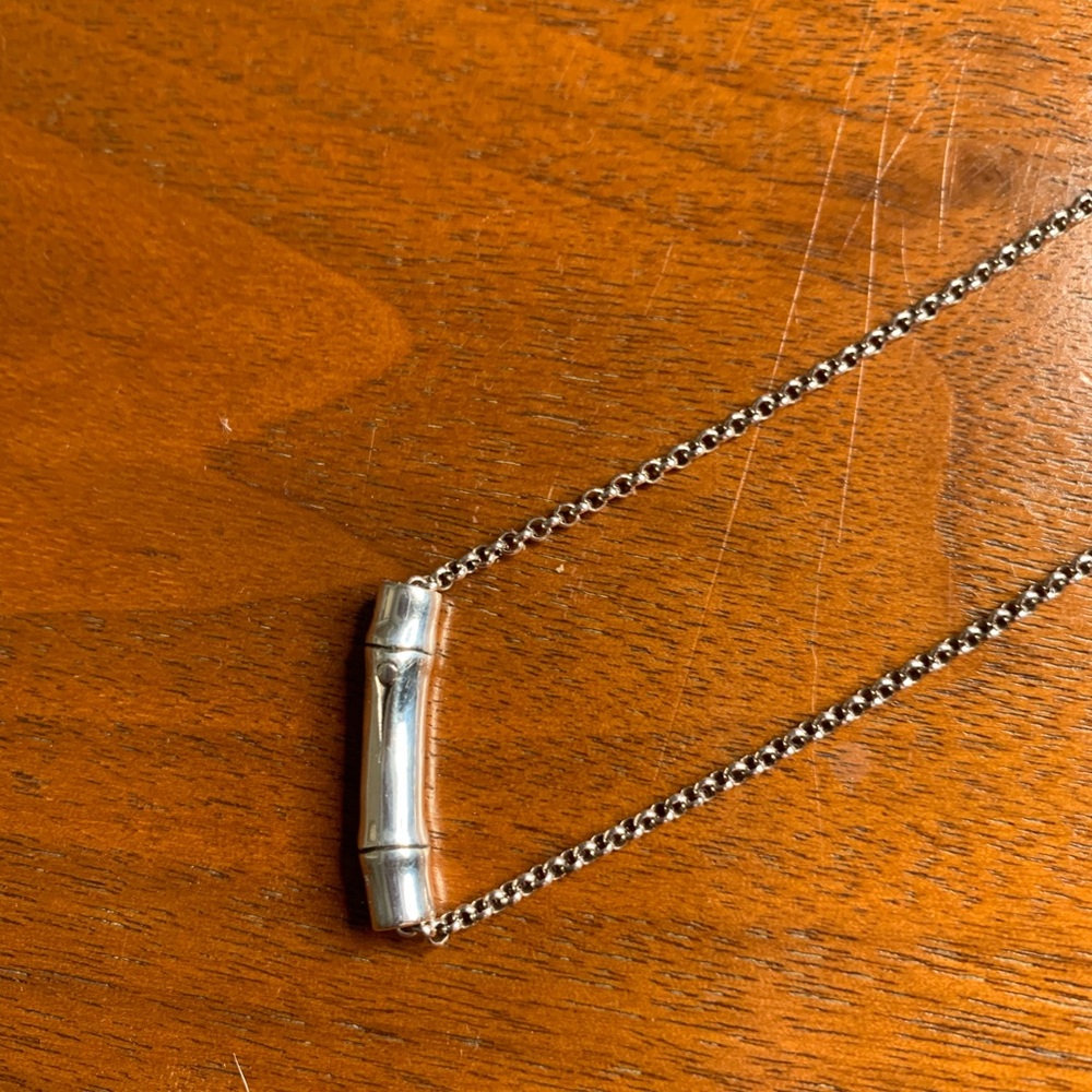 John Hardy Silver Necklace - Picture 5 of 7